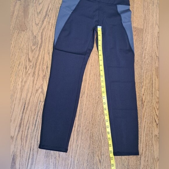 Zuda 7/8 Length Athletic Regular Z-Stretch Colorblocked Leggings Size S NWT - Picture 8 of 10